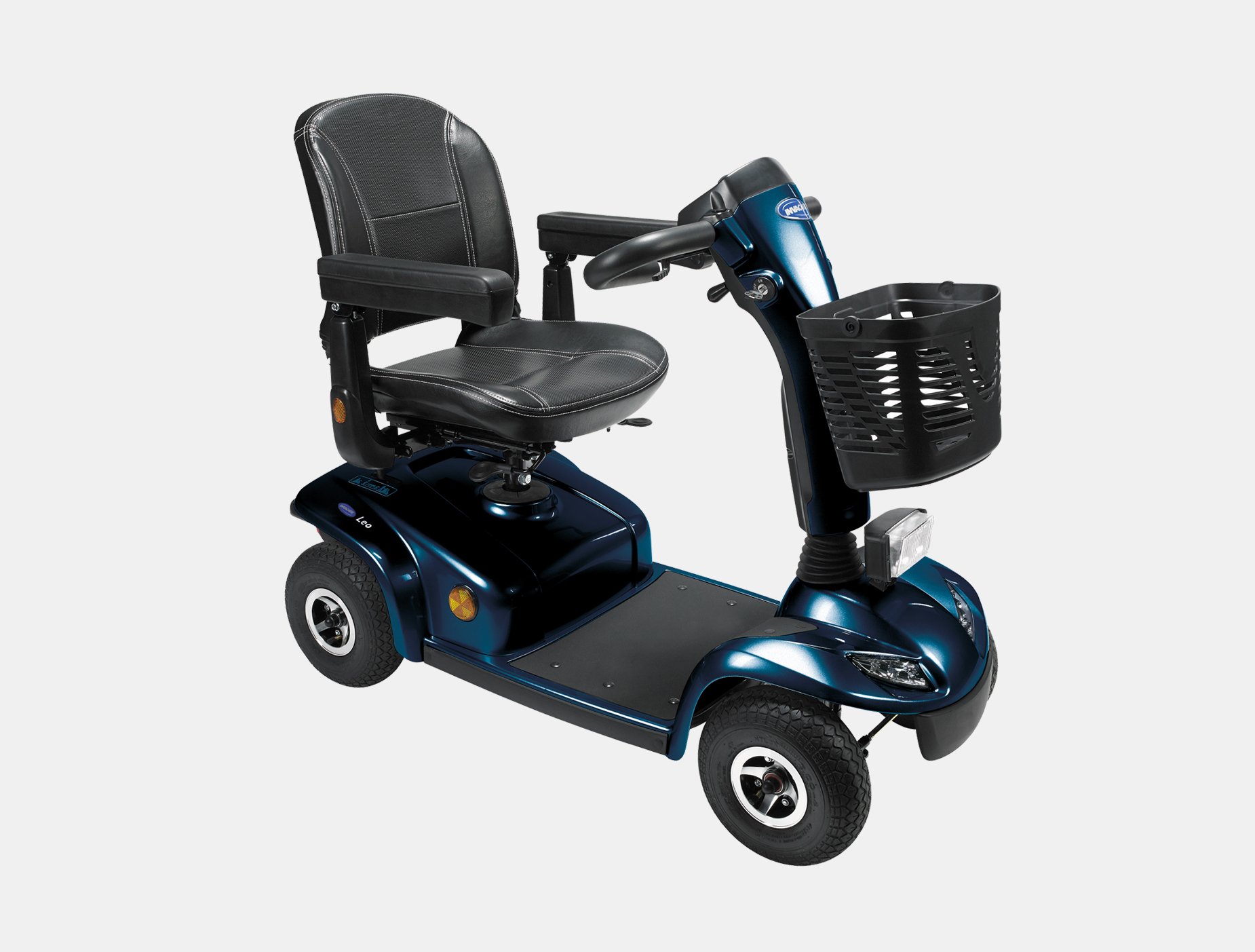 Invacare Leo Mobility Scooter - Blue + FREE Bag worth $150
