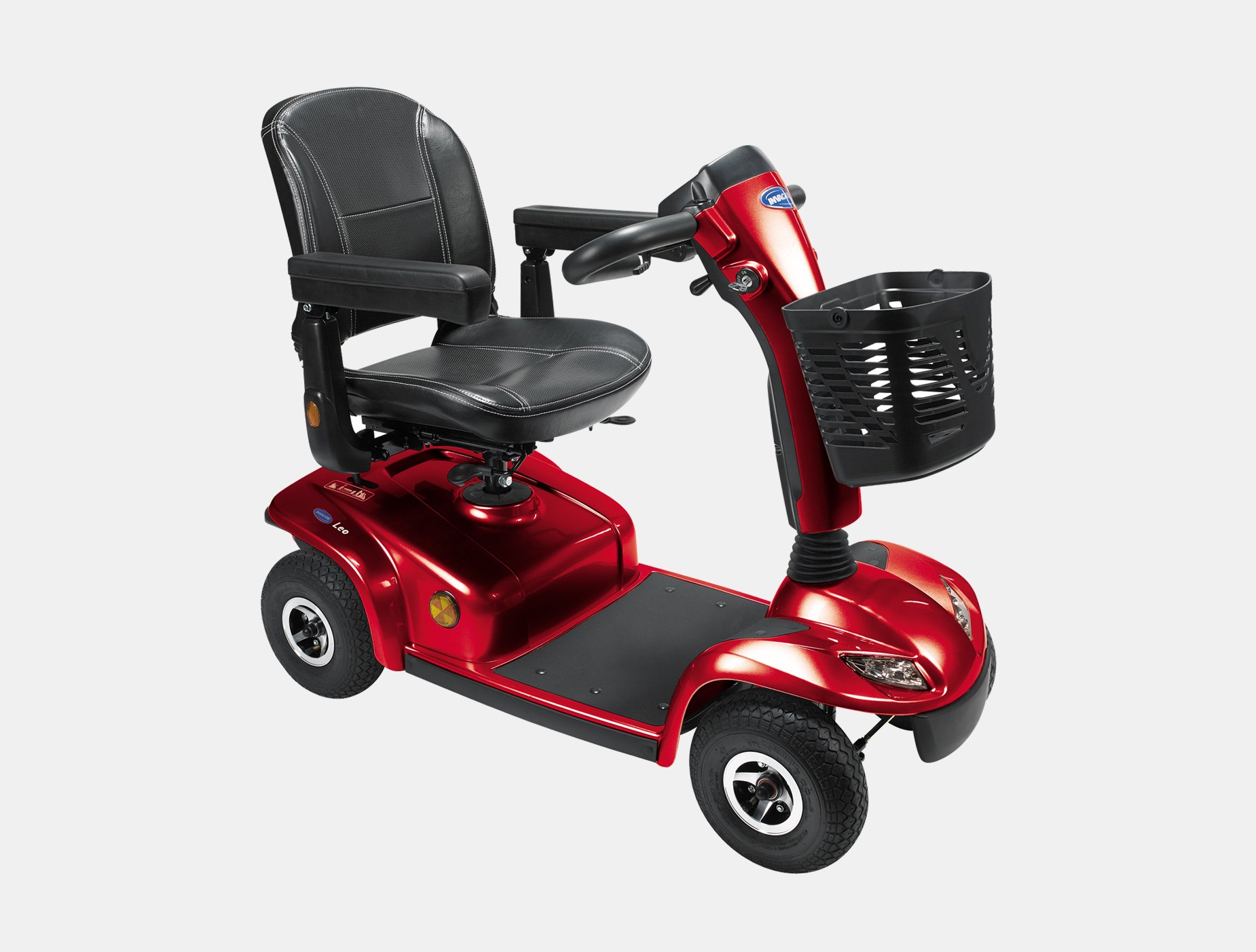 Invacare Leo Mobility Scooter - Red + FREE Bag worth $150