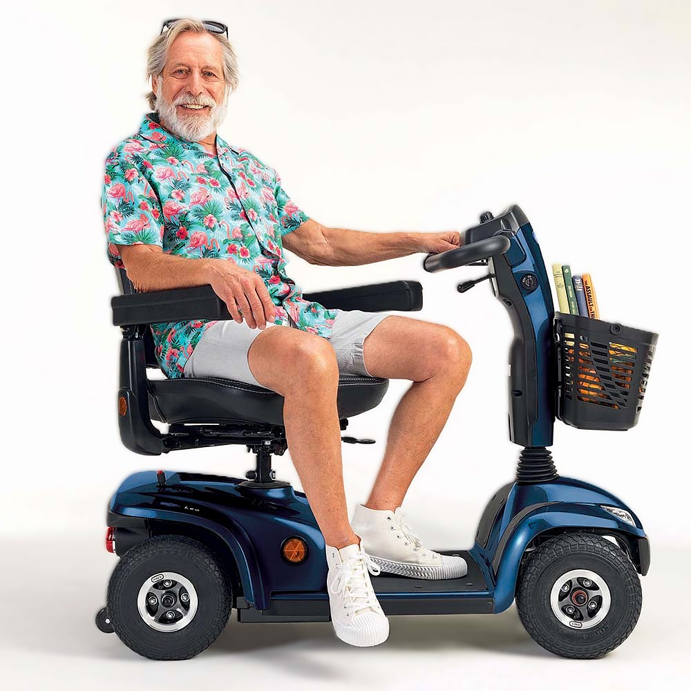 Invacare Leo Mobility Scooter - Blue + FREE Bag worth $150 - Image 4